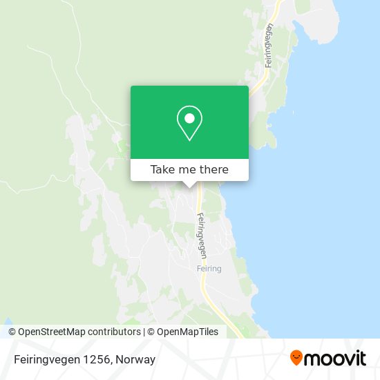 Feiringvegen 1256 map