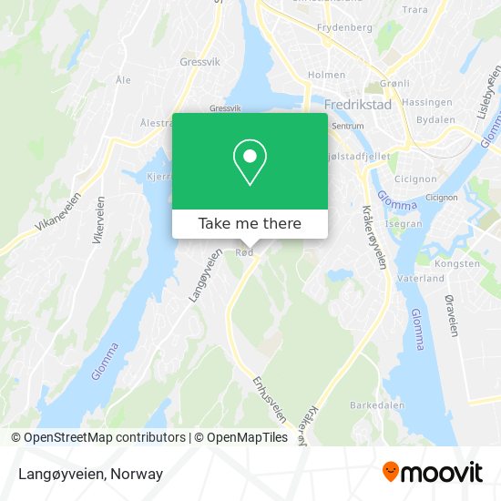 Langøyveien map