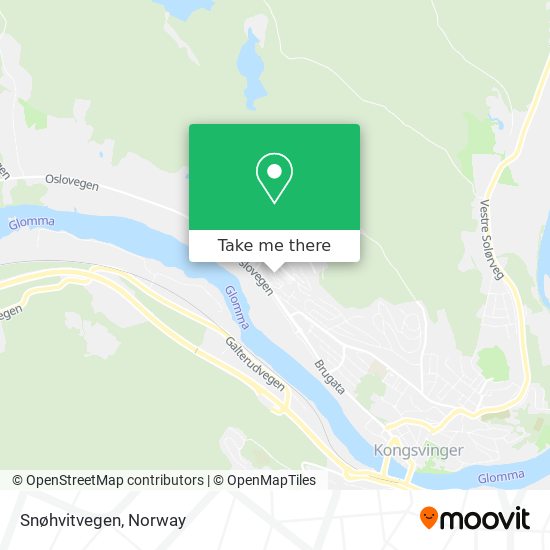 Snøhvitvegen map