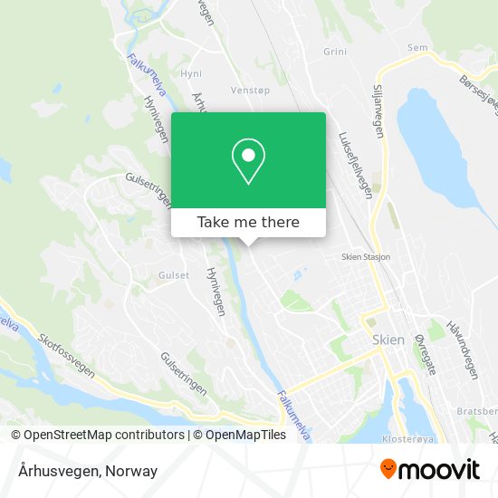 Århusvegen map