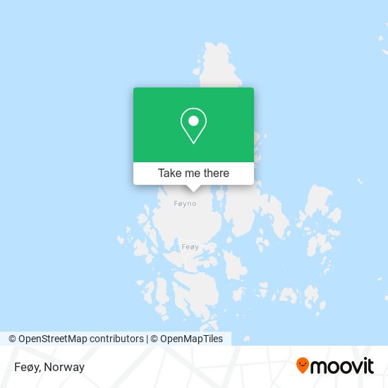 Feøy map