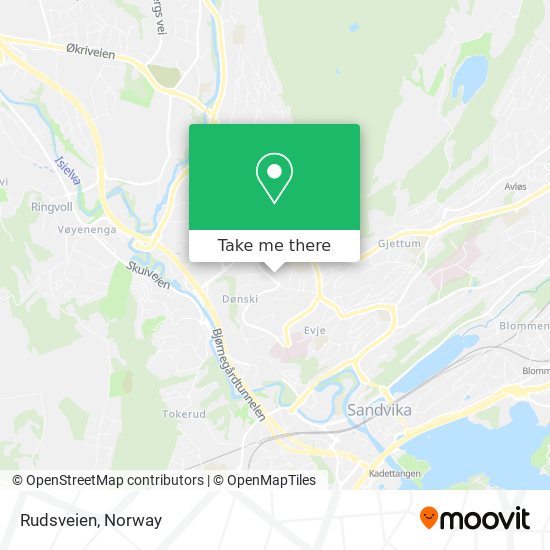 Rudsveien map