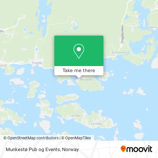 Munkestø Pub og Events map