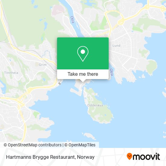 Hartmanns Brygge Restaurant map