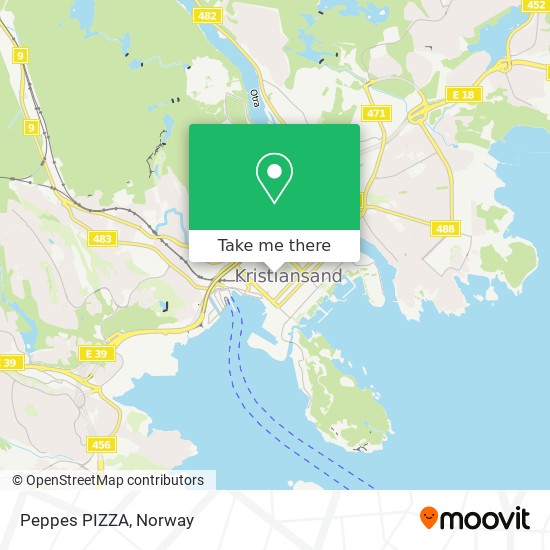 Peppes PIZZA map
