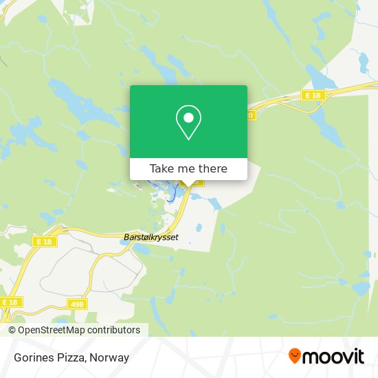 Gorines Pizza map