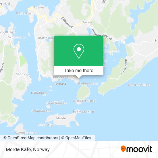 Merdø Kafè map