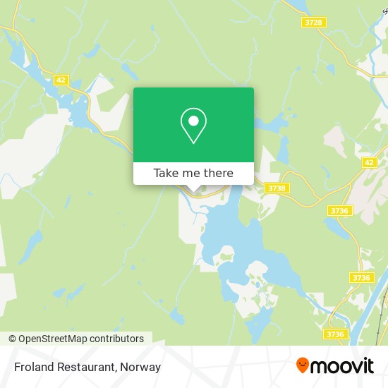 Froland Restaurant map