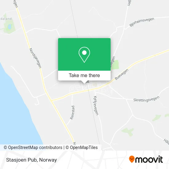 Stasjoen Pub map