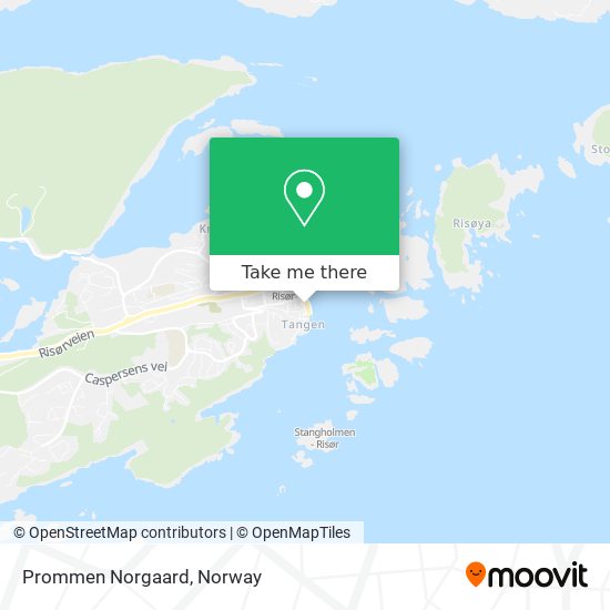 Prommen Norgaard map