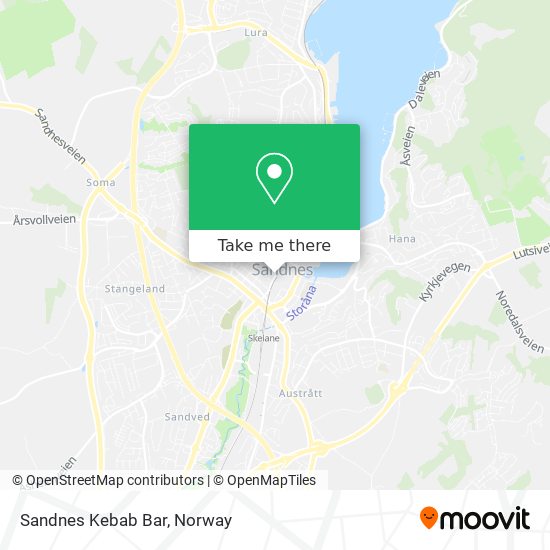 Sandnes Kebab Bar map