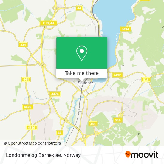 Londonme og Barneklær map