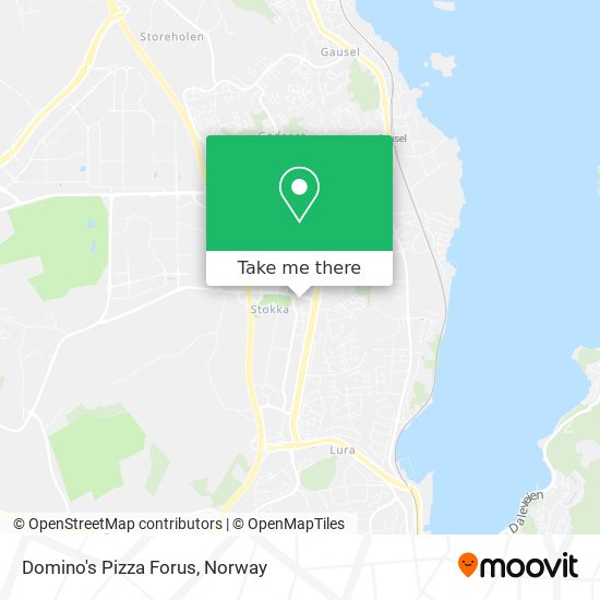 Domino's Pizza Forus map
