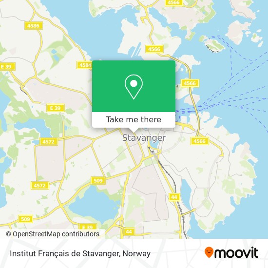 Institut Français de Stavanger map