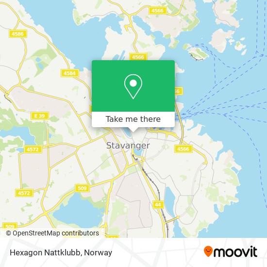 Hexagon Nattklubb map