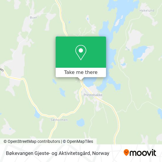 Bøkevangen Gjeste- og Aktivitetsgård map