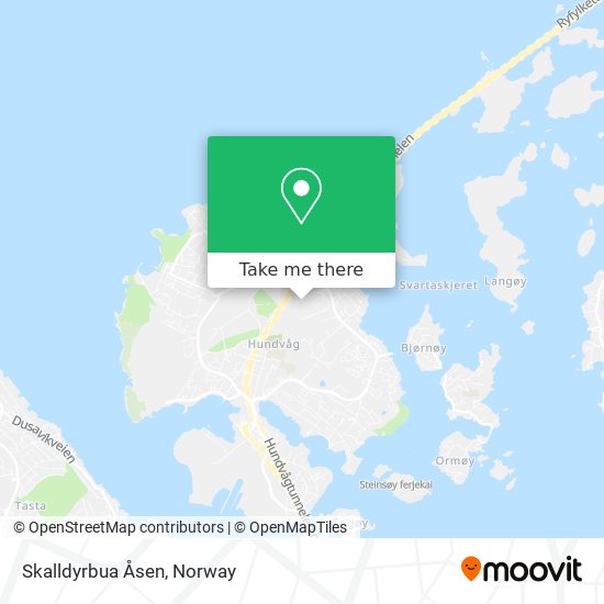 Skalldyrbua Åsen map