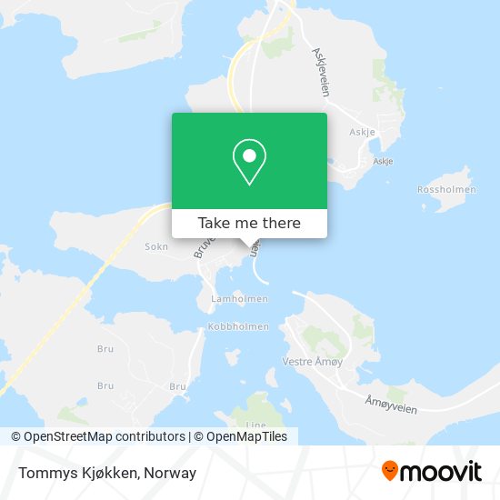 Tommys Kjøkken map