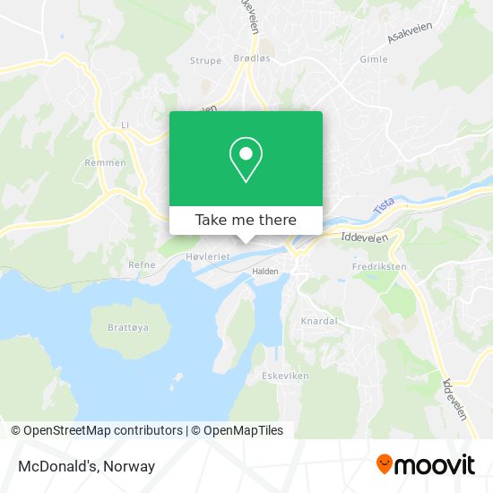 McDonald's map