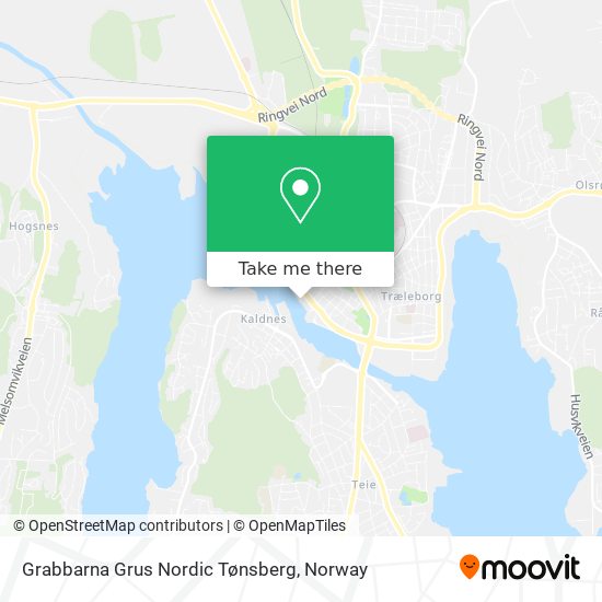 Grabbarna Grus Nordic Tønsberg map