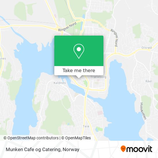 Munken Cafe og Catering map