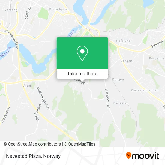 Navestad Pizza map
