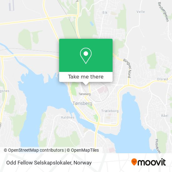 Odd Fellow Selskapslokaler map