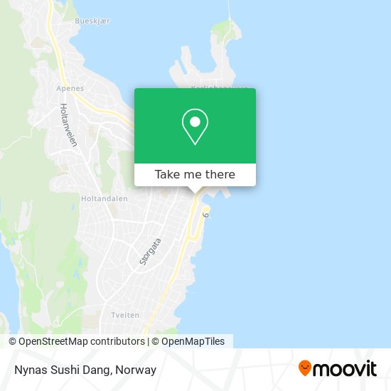 Nynas Sushi Dang map