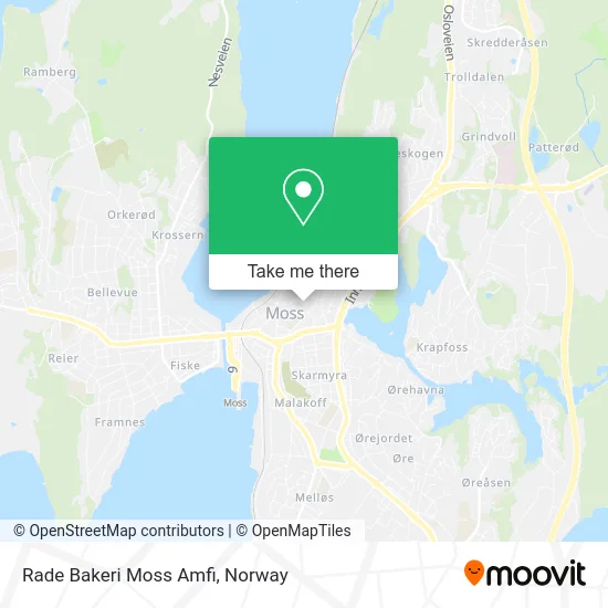 Rade Bakeri Moss Amfi map