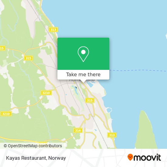 Kayas Restaurant map