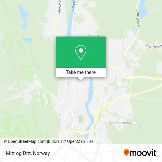 Mitt og Ditt map
