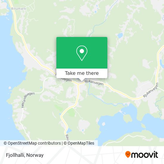 Fjollhalli map