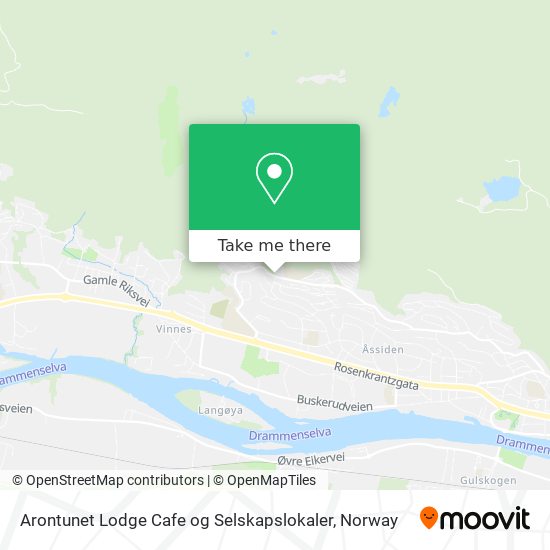 Arontunet Lodge Cafe og Selskapslokaler map