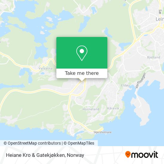 Heiane Kro & Gatekjøkken map