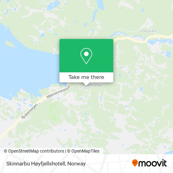 Skinnarbu Høyfjellshotell map