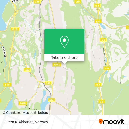 Pizza Kjøkkenet map