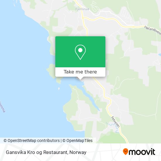 Gansvika Kro og Restaurant map