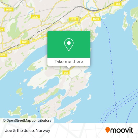 Joe & the Juice map