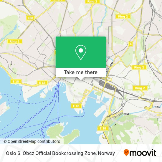 Oslo S. Obcz Official Bookcrossing Zone map