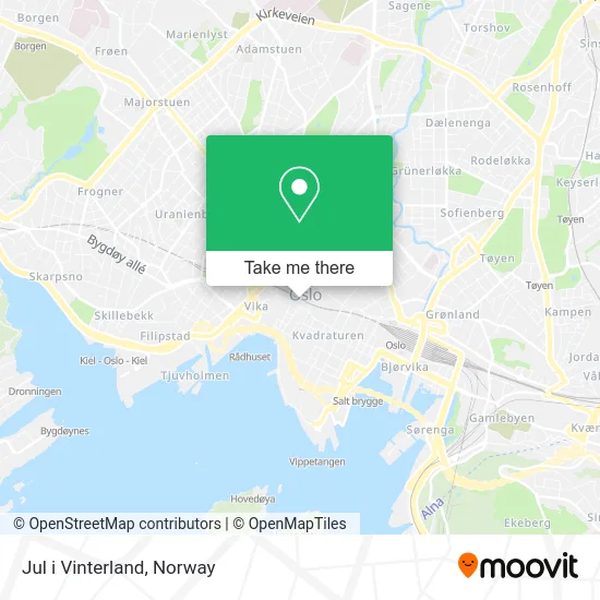 Jul i Vinterland map