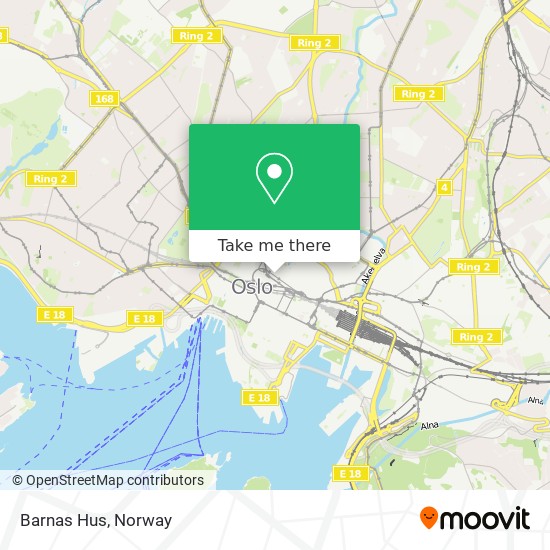 Barnas Hus map