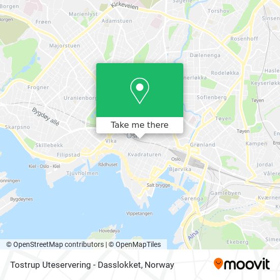Tostrup Uteservering - Dasslokket map