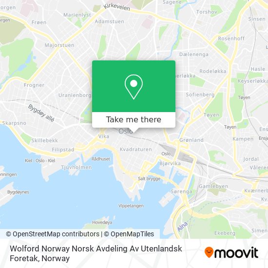 Wolford Norway Norsk Avdeling Av Utenlandsk Foretak map