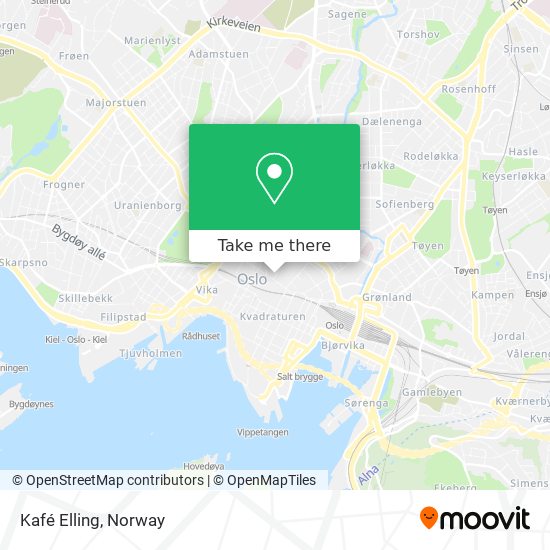 Kafé Elling map