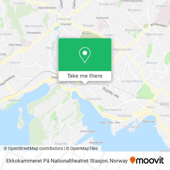 Ekkokammeret På Nationaltheatret Stasjon map