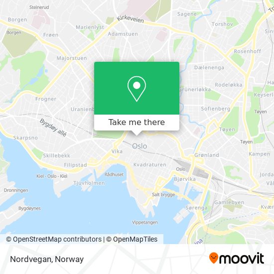 Nordvegan map
