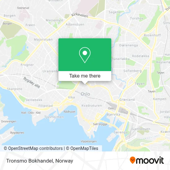 Tronsmo Bokhandel map