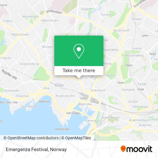 Emergenza Festival map