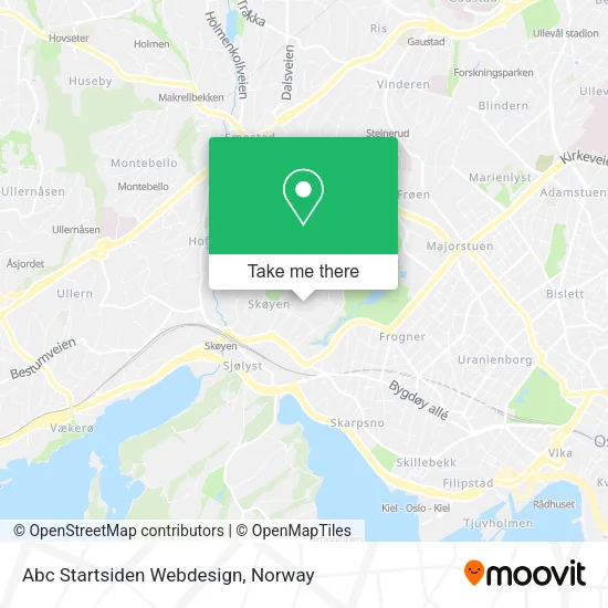Abc Startsiden Webdesign map
