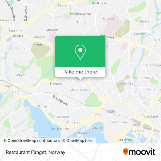 Restaurant Fangst map
